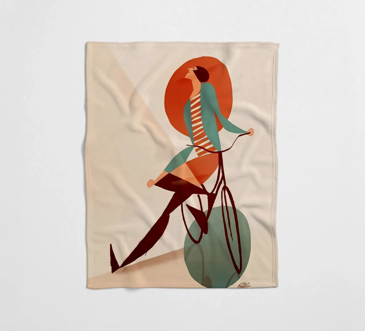 fiets fleecedeken van bonglantrungmuoi