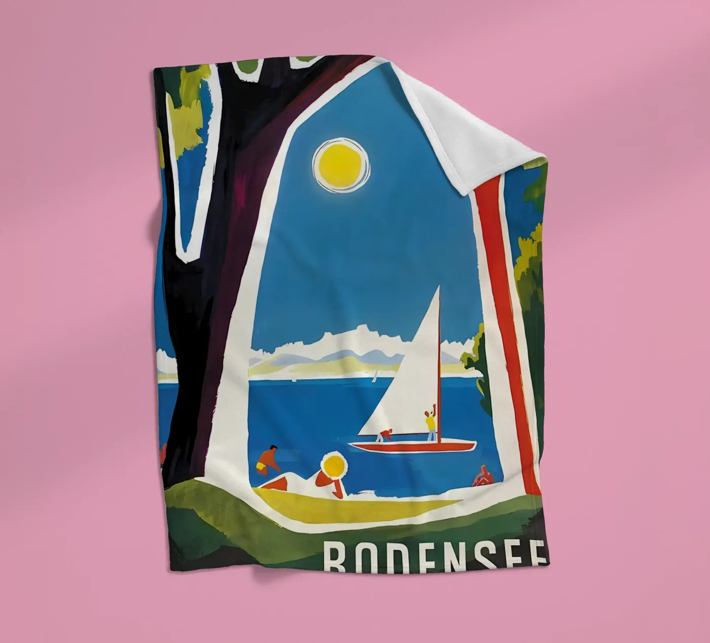 Bodensee Fleecedecke von bonglantrungmuoi