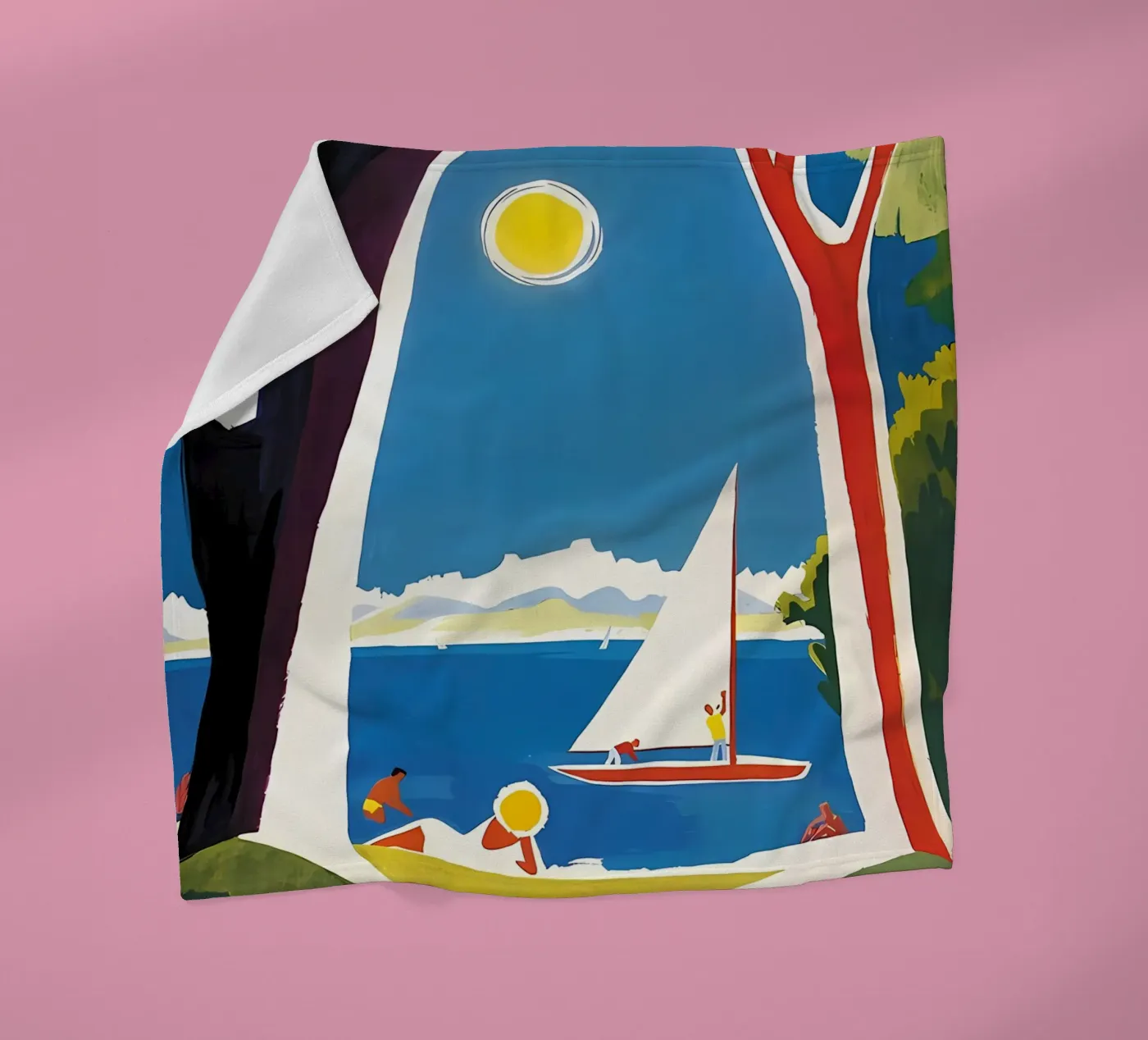 Bodensee Fleecedecke von bonglantrungmuoi