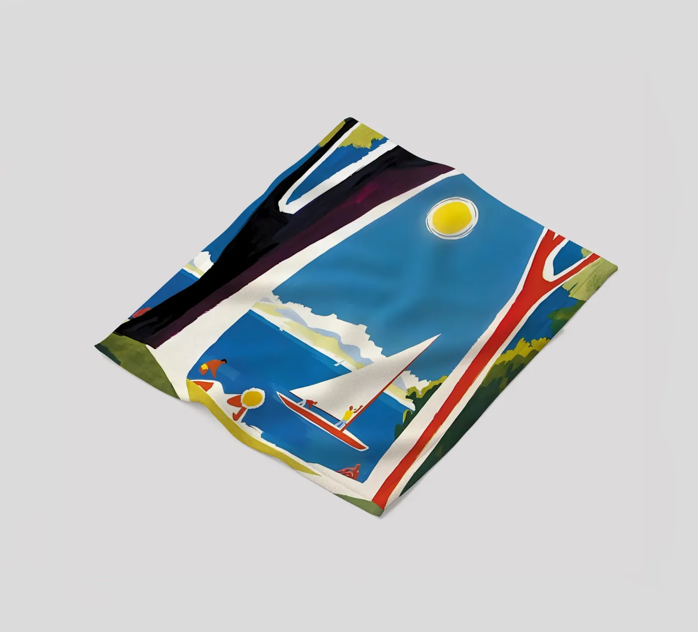 Bodensee Fleecedecke von bonglantrungmuoi
