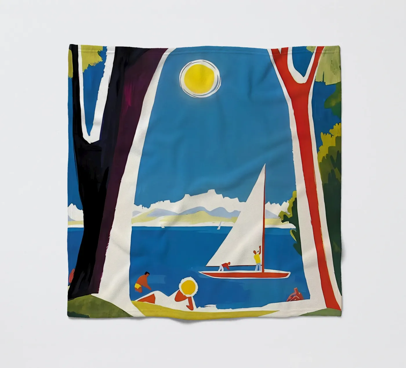 Bodensee Fleecedecke von bonglantrungmuoi