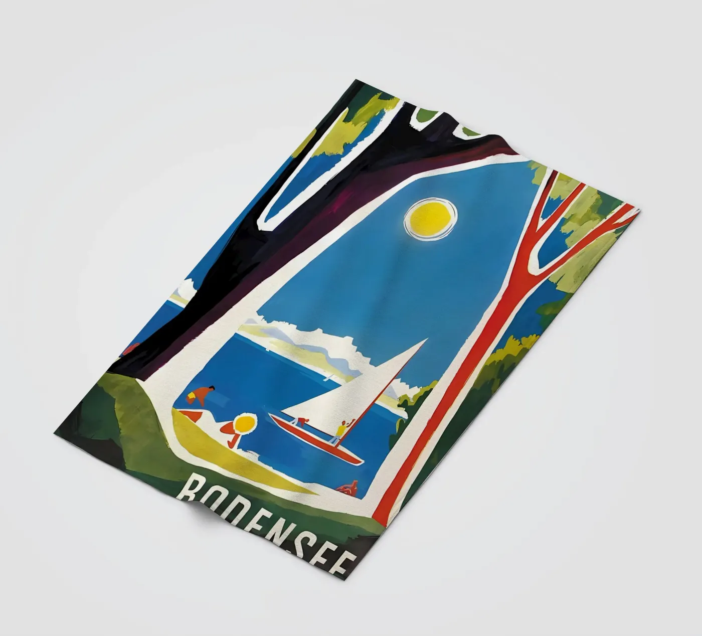 Bodensee Fleecedecke von bonglantrungmuoi