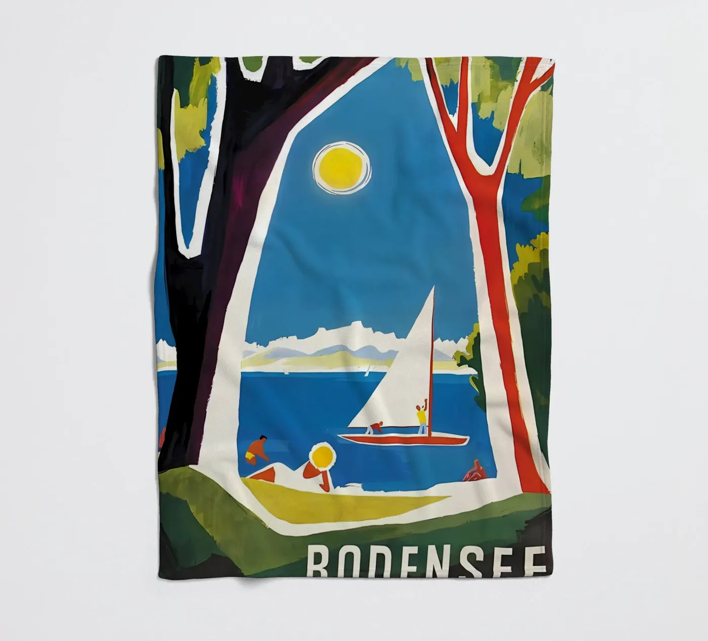 Bodensee Fleecedecke von bonglantrungmuoi