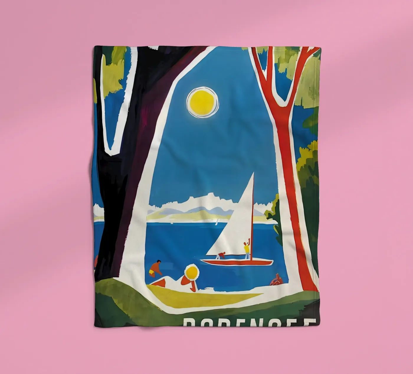 Bodensee Fleecedecke von bonglantrungmuoi