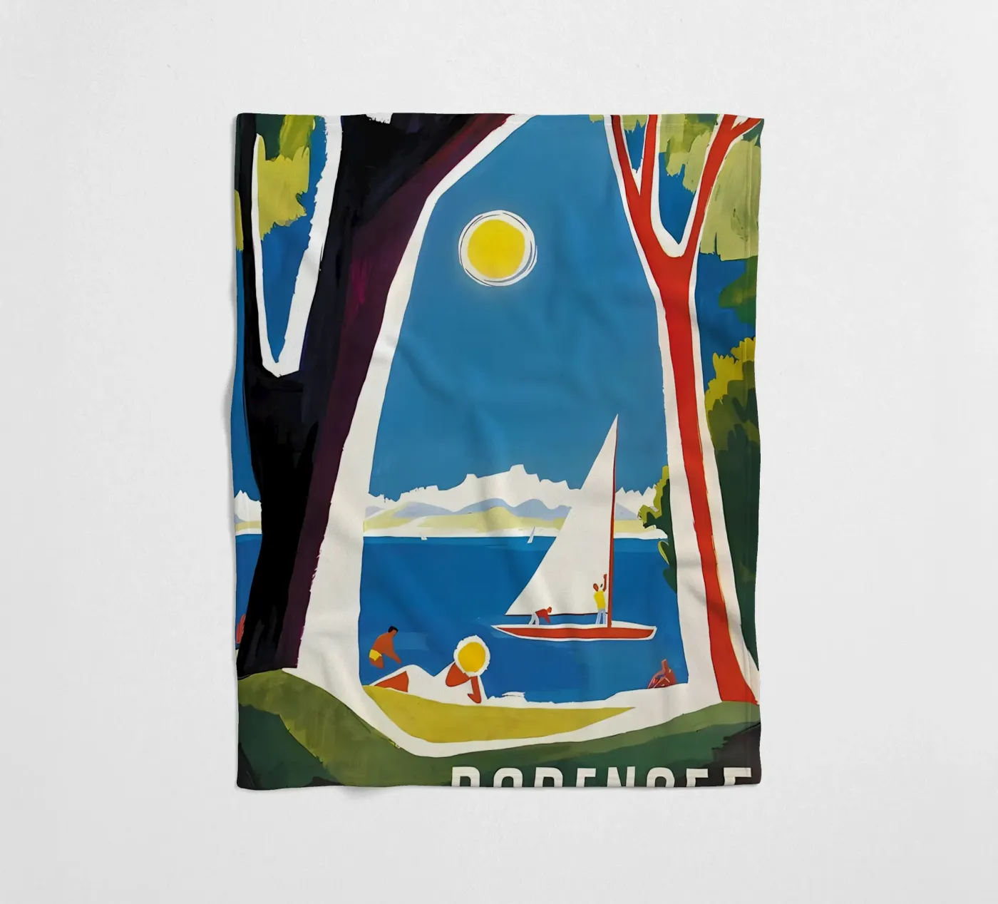 Bodensee Fleecedecke von bonglantrungmuoi