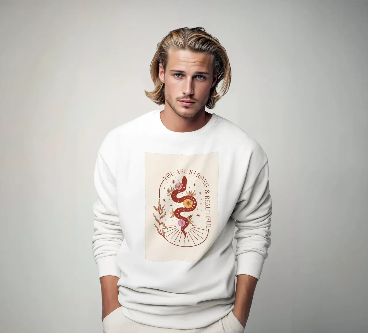 boho stijl sweatshirt van bonglantrungmuoi