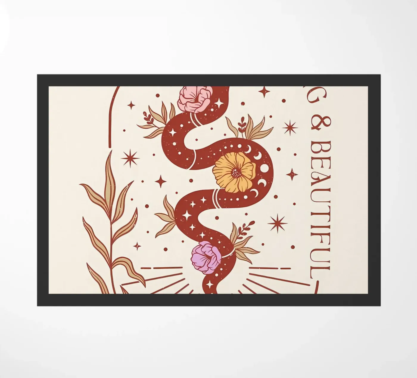 boho stijl deurmat van bonglantrungmuoi