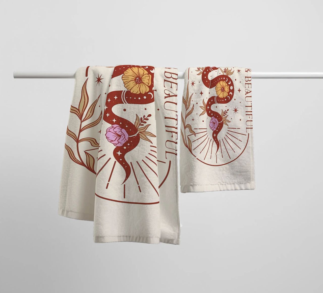 stile boho asciugamano da bagno da bonglantrungmuoi