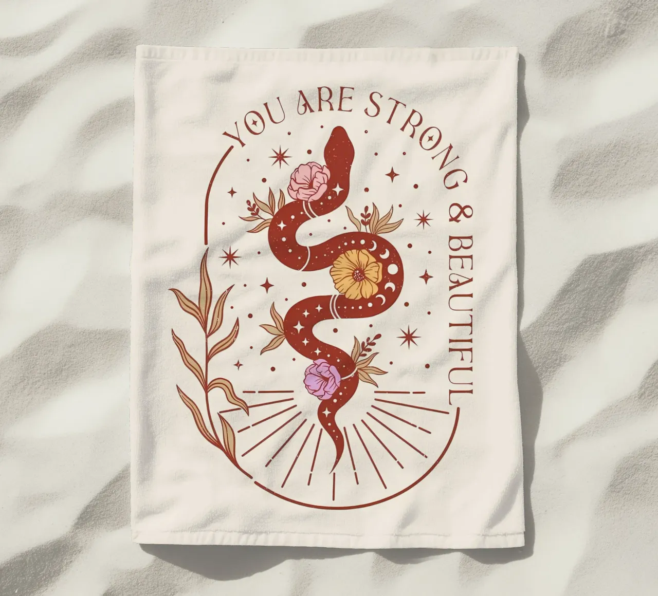 stile boho telo mare da bonglantrungmuoi