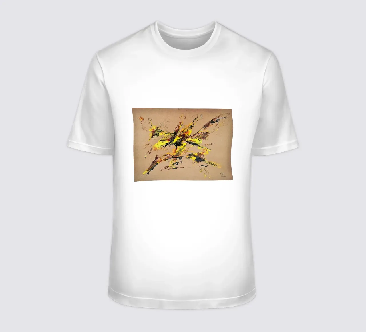 NATURAL STYLE 44 t-shirt da Thierry Vobmann Abstract painting