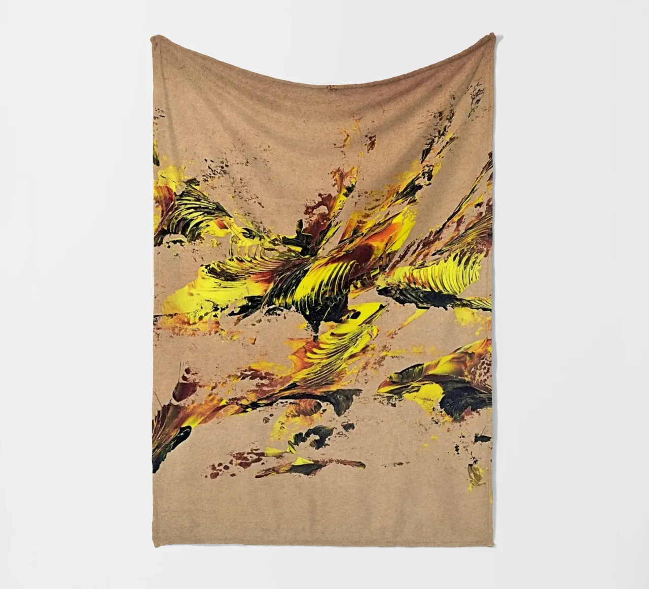 NATURAL STYLE 44 coperta in pile da Thierry Vobmann Abstract painting