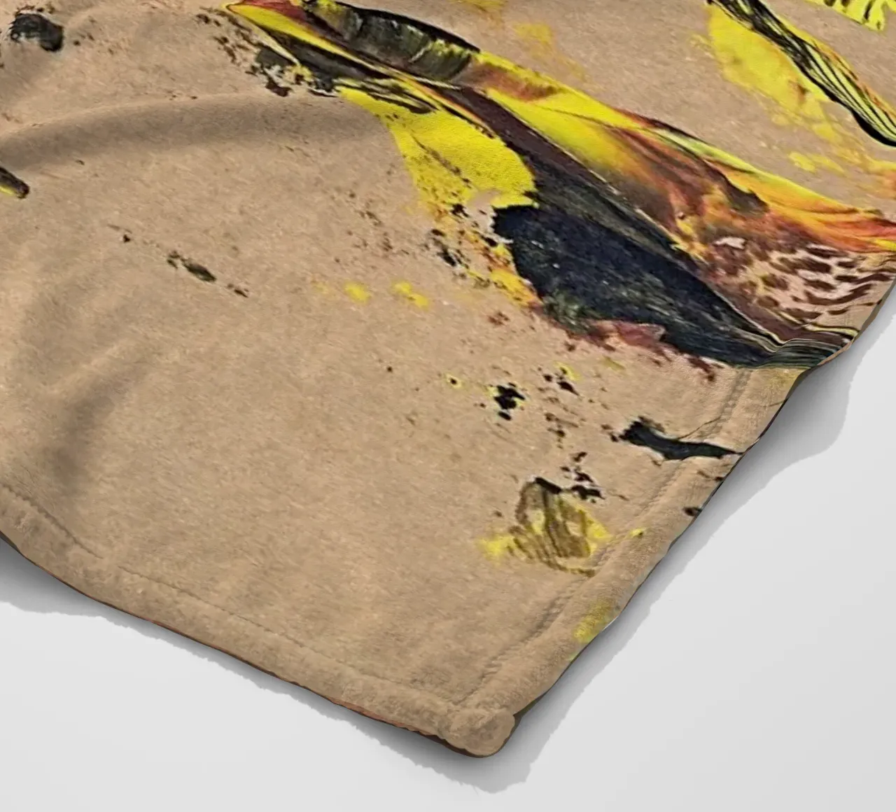 NATURAL STYLE 44 coperta in pile da Thierry Vobmann Abstract painting