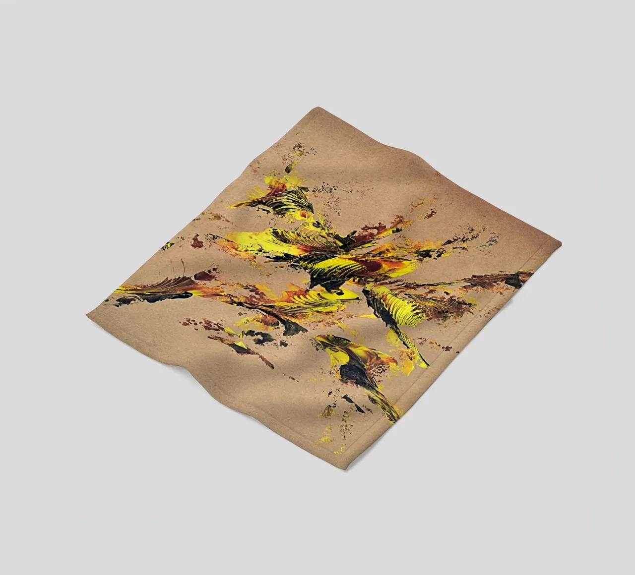NATURAL STYLE 44 coperta in pile da Thierry Vobmann Abstract painting