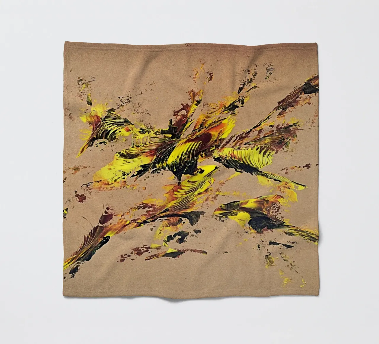 NATURAL STYLE 44 coperta in pile da Thierry Vobmann Abstract painting