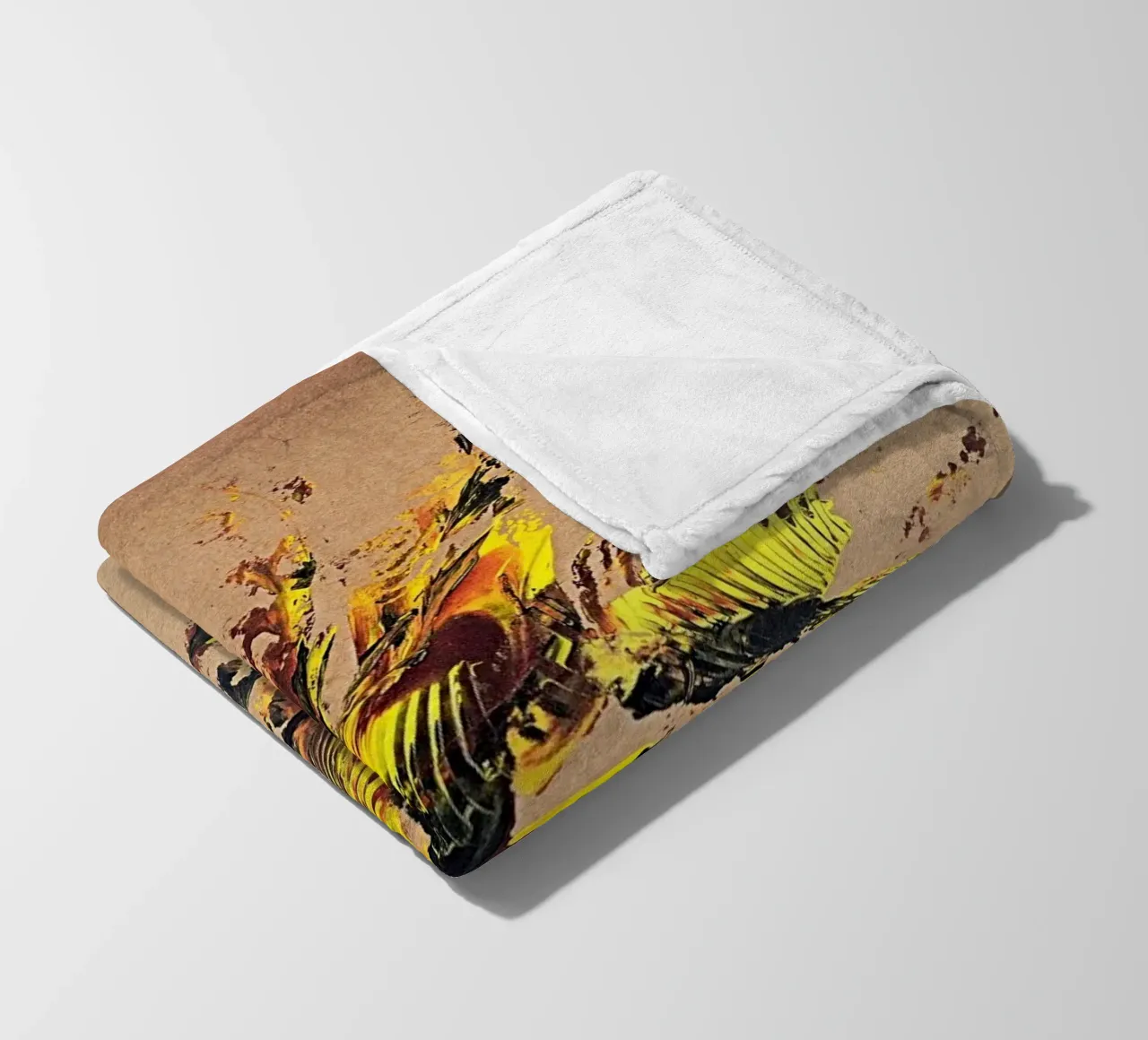 NATURAL STYLE 44 coperta in pile da Thierry Vobmann Abstract painting