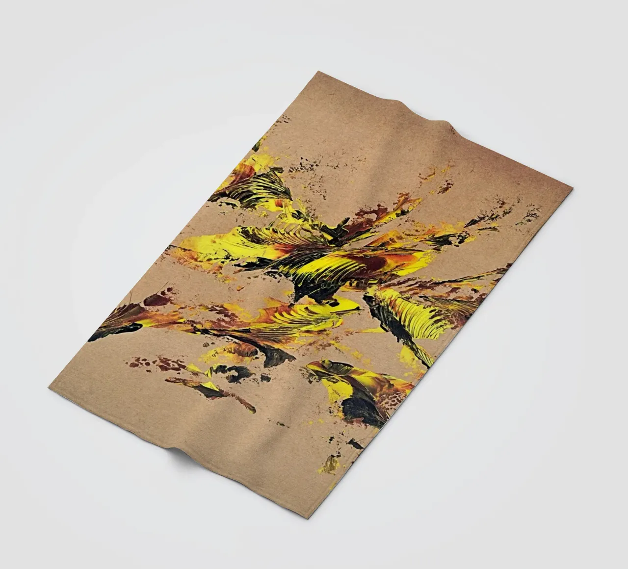 NATURAL STYLE 44 coperta in pile da Thierry Vobmann Abstract painting