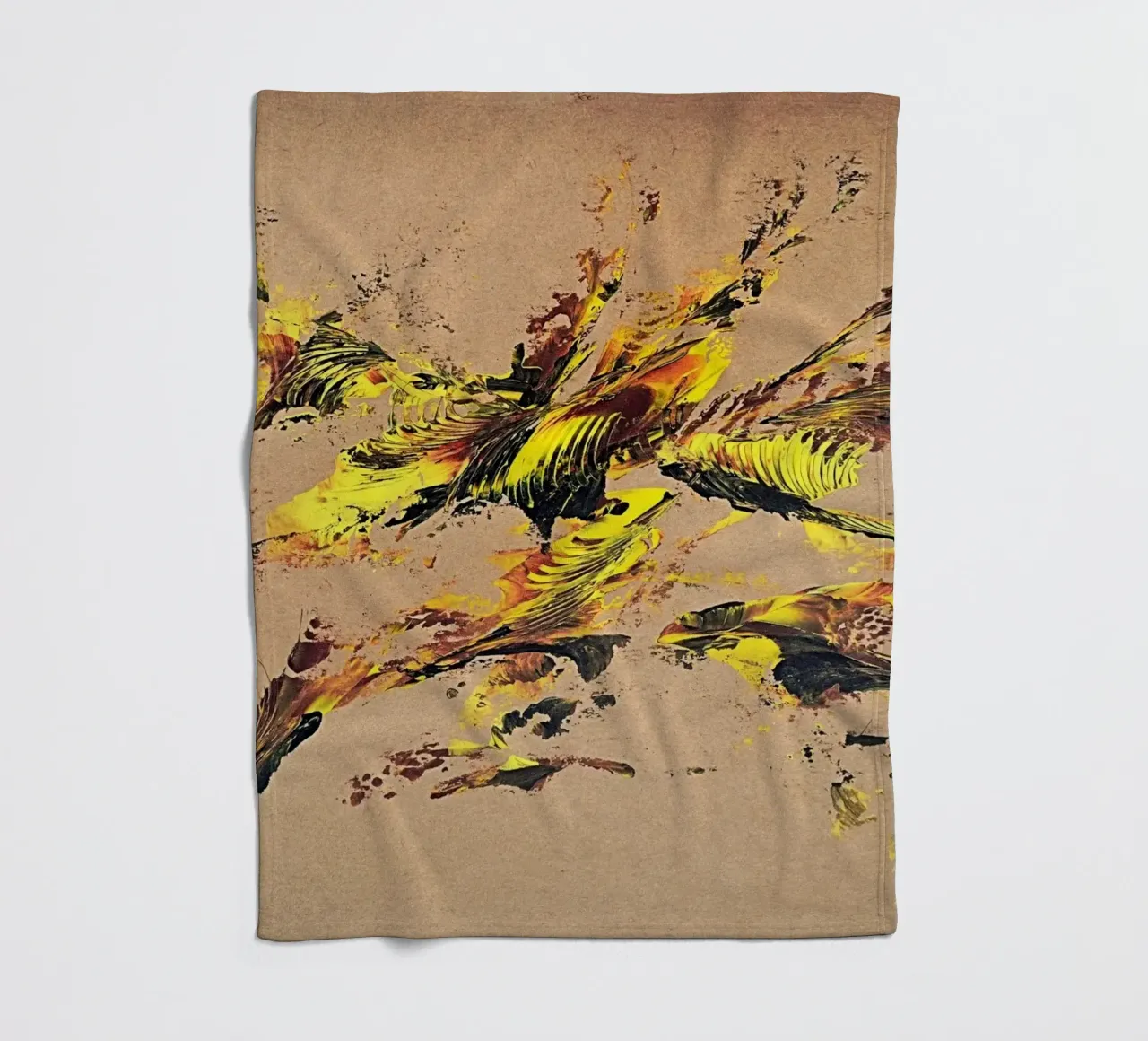 NATURAL STYLE 44 coperta in pile da Thierry Vobmann Abstract painting