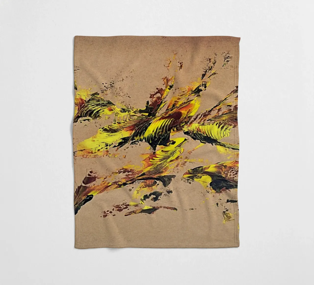 NATURAL STYLE 44 coperta in pile da Thierry Vobmann Abstract painting