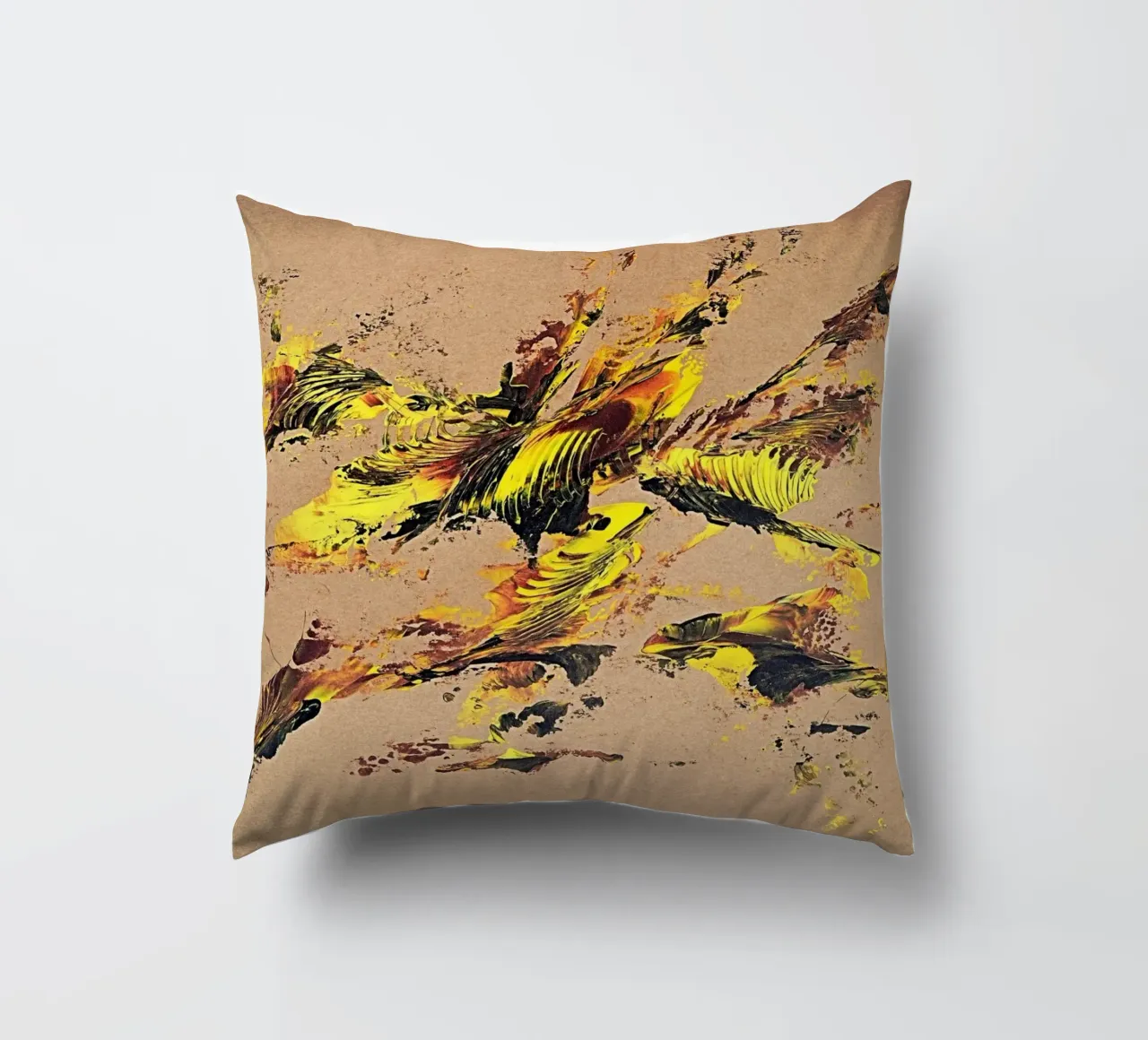 NATURAL STYLE 44 cuscino da Thierry Vobmann Abstract painting