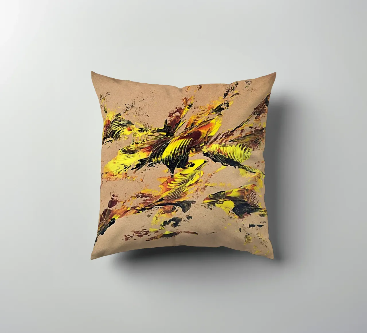 NATURAL STYLE 44 cuscino da Thierry Vobmann Abstract painting