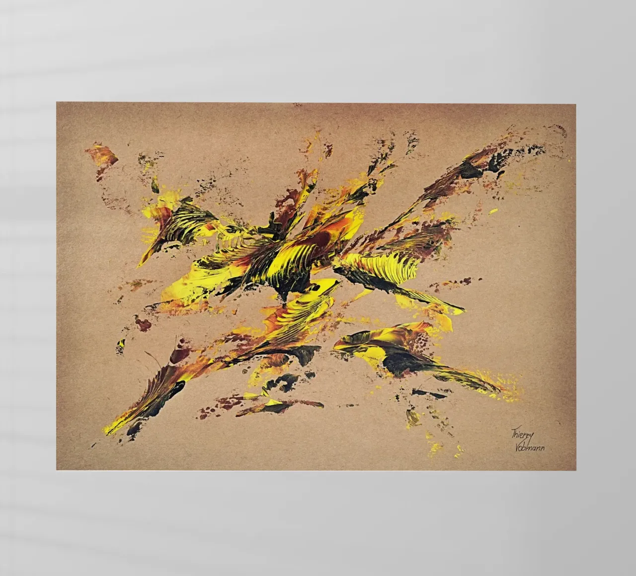 NATURAL STYLE 44 pellicola backlit da Thierry Vobmann Abstract painting