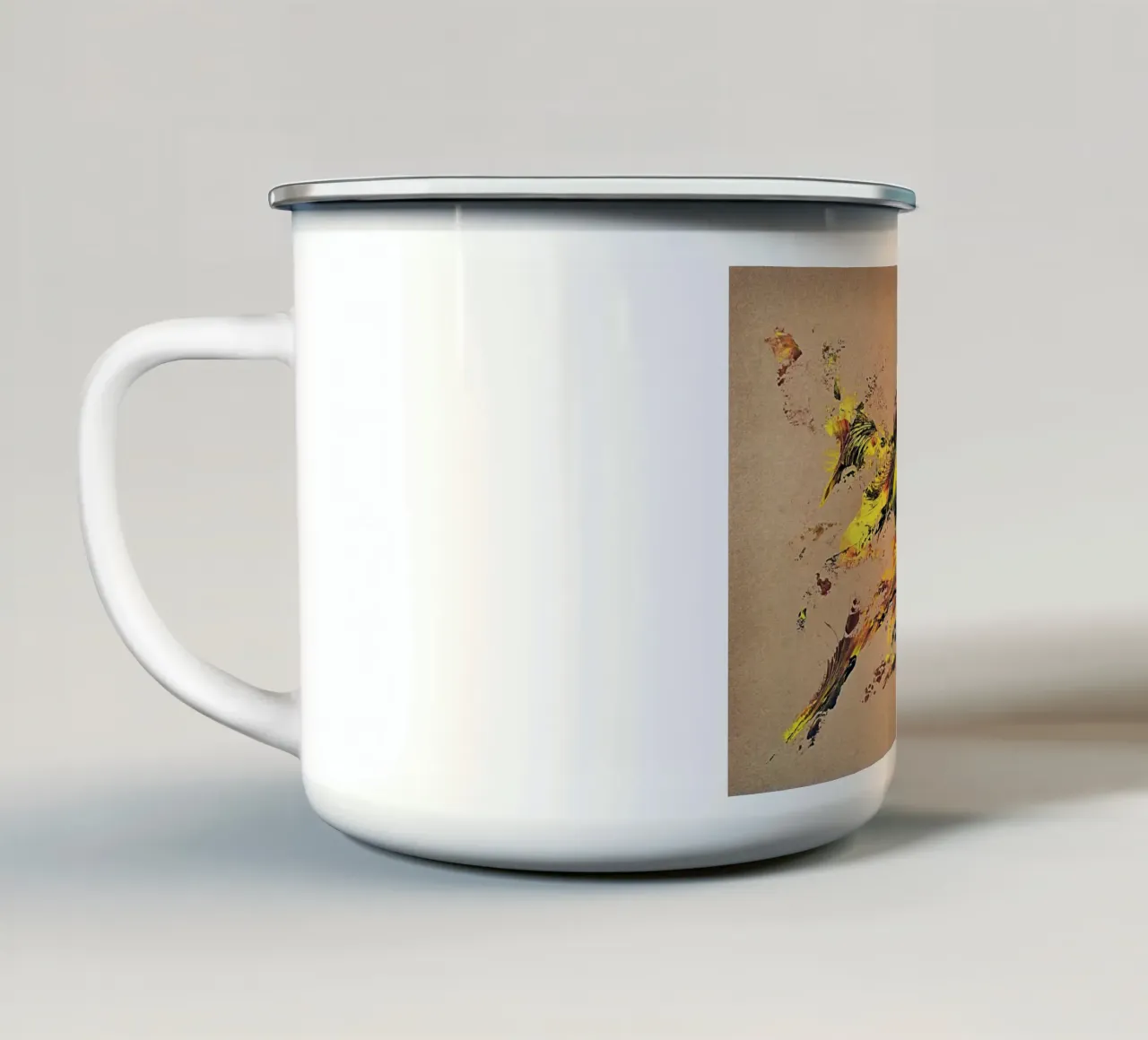 NATURAL STYLE 44 tazza in smalto da Thierry Vobmann Abstract painting