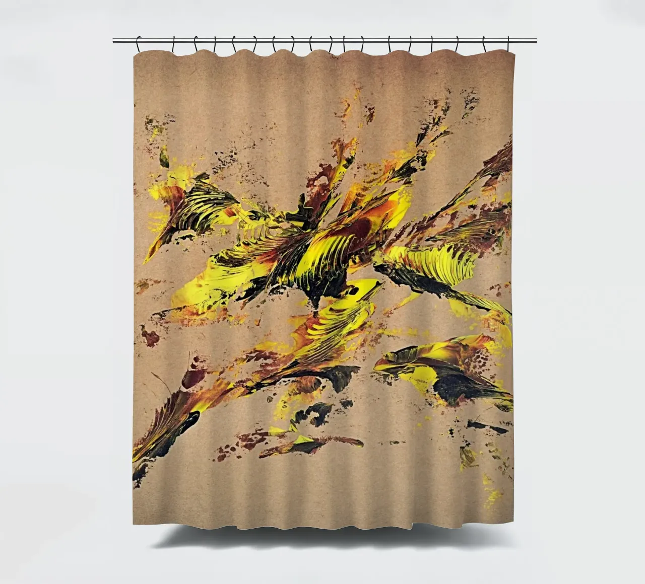 NATURAL STYLE 44 tenda da doccia da Thierry Vobmann Abstract painting