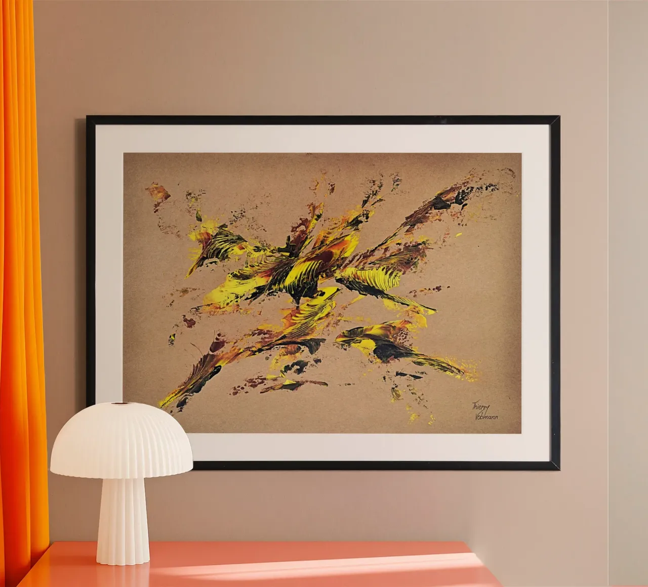 NATURAL STYLE 44 carta hahnemühle da Thierry Vobmann Abstract painting