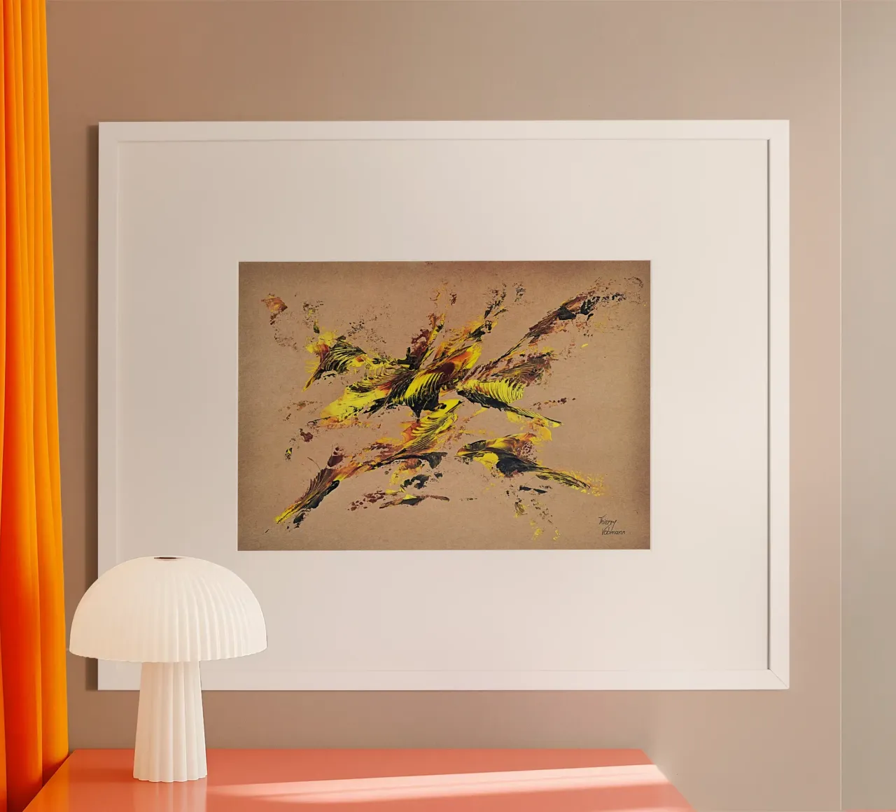 NATURAL STYLE 44 carta hahnemühle da Thierry Vobmann Abstract painting