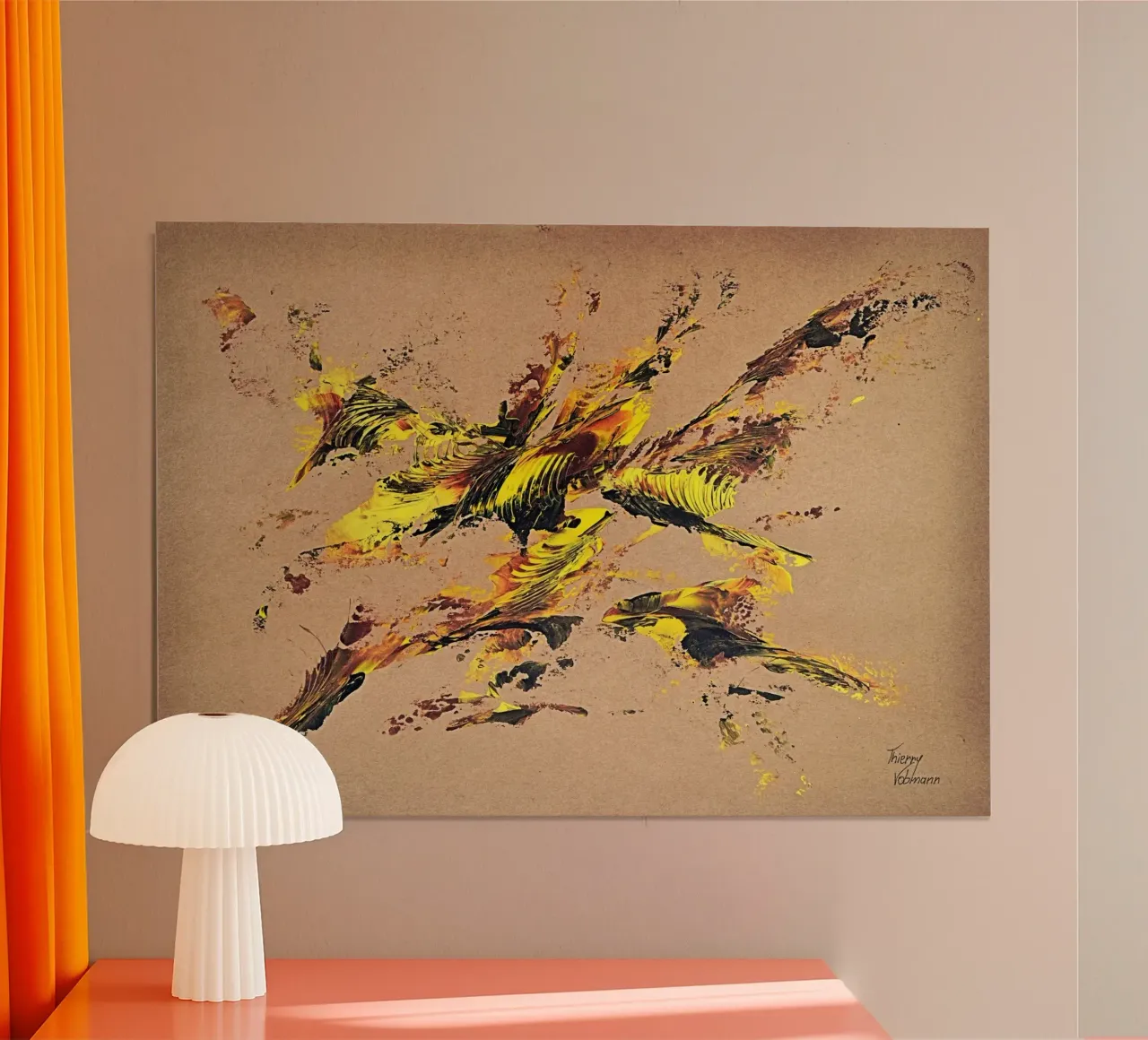 NATURAL STYLE 44 carta hahnemühle da Thierry Vobmann Abstract painting