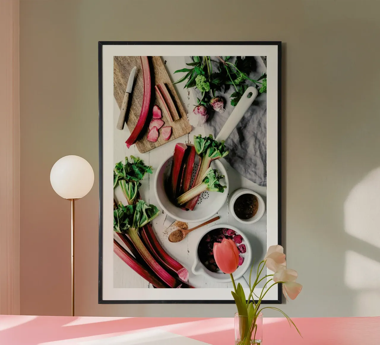 Rhabarberkompott poster da Eat this