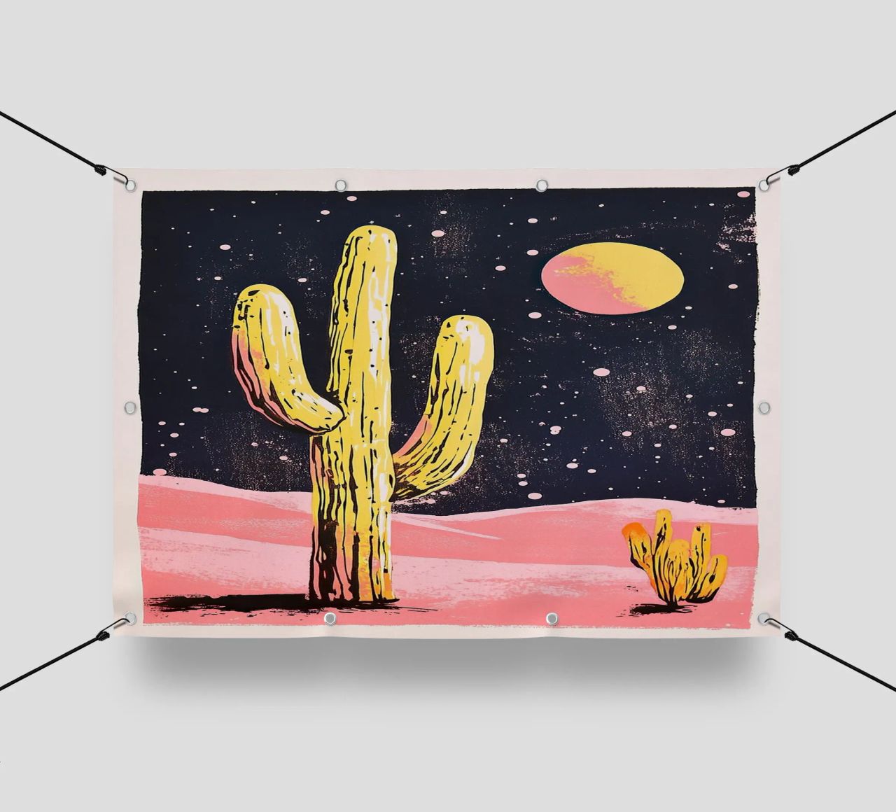 Cactus "Luna telo in pvc da Nikis Art Studio