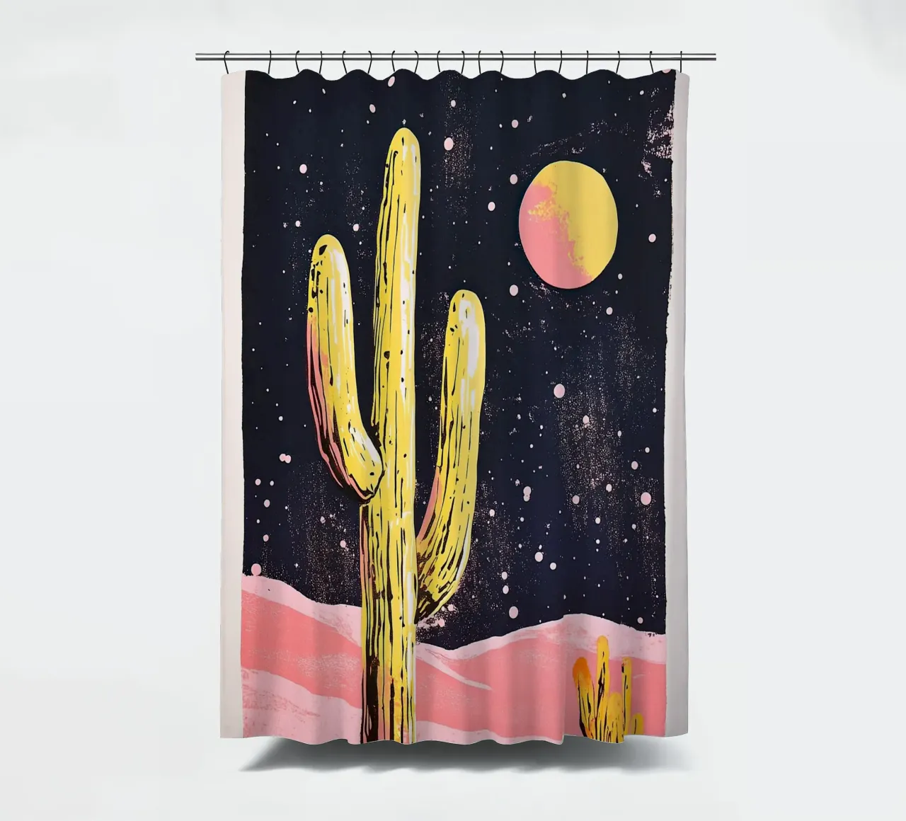 Cactus "Luna tenda da doccia da Nikis Art Studio