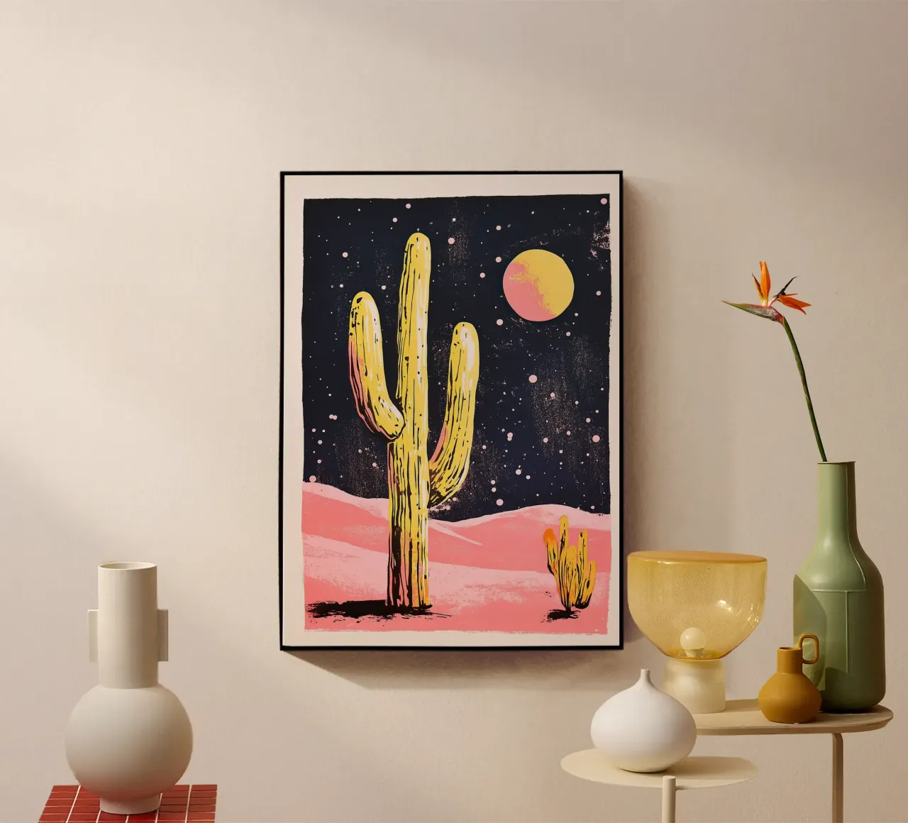 Cactus "Luna plexiglass da Nikis Art Studio