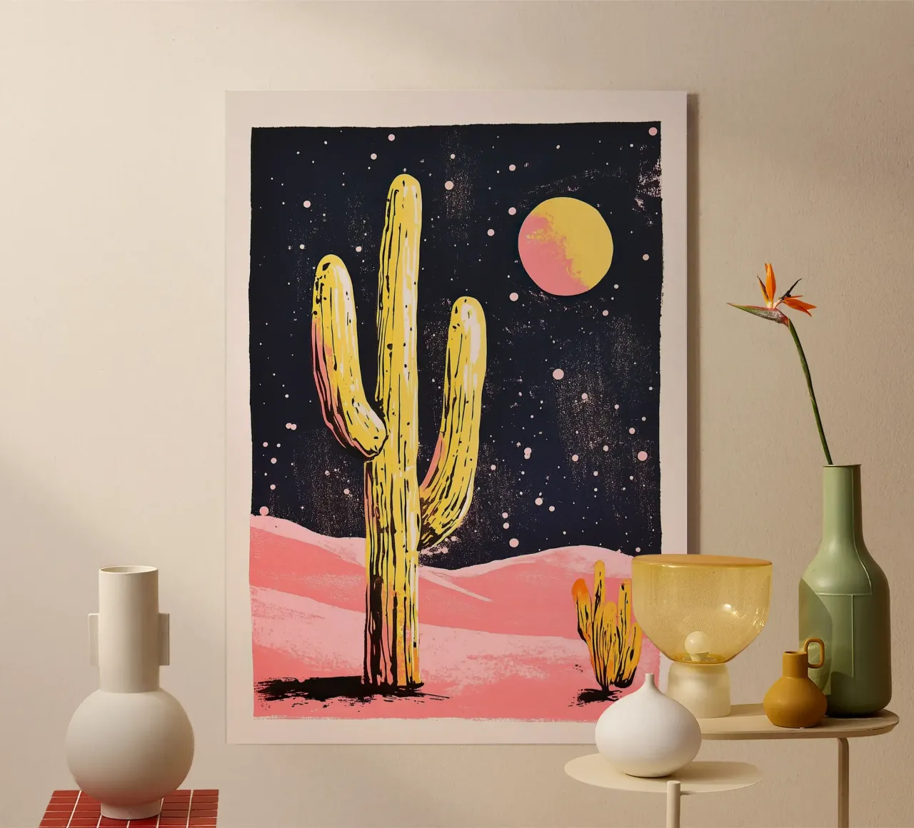 Cactus "Luna plexiglass da Nikis Art Studio