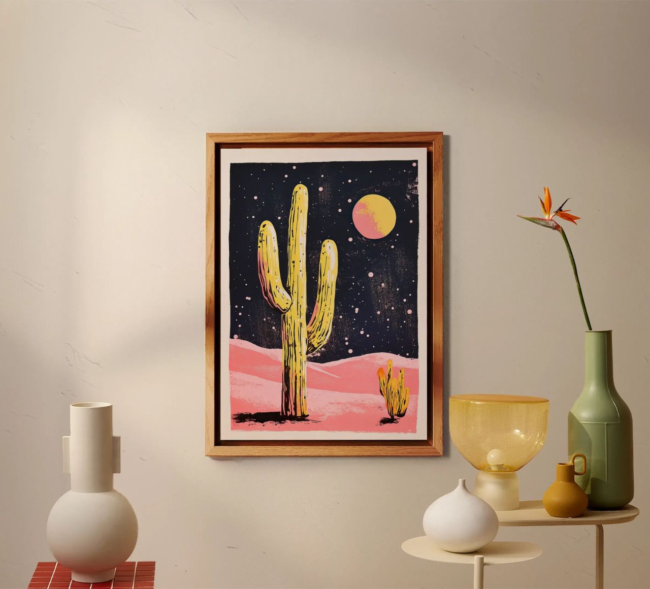 Cactus "Luna alluminio dibond da Nikis Art Studio