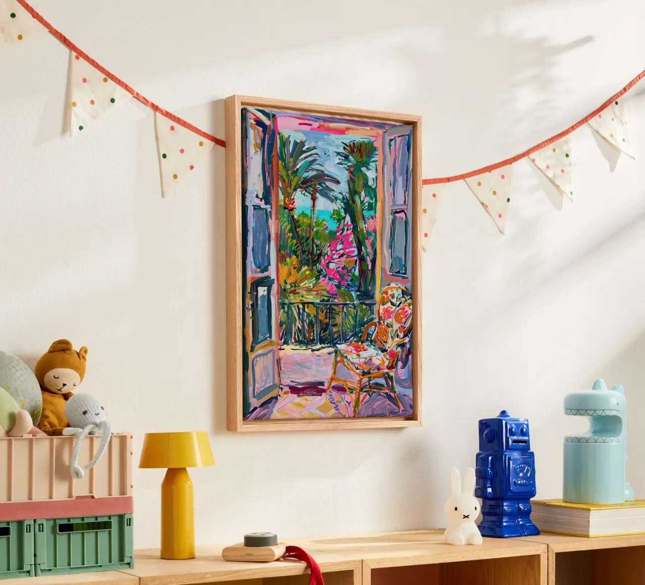 Matisse inspires Open Window canvas by Nikis Art Studio