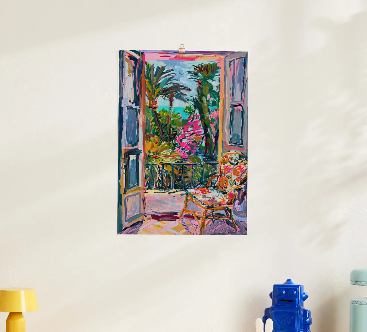 Matisse inspiriert Open Window Hahnemühle von Nikis Art Studio