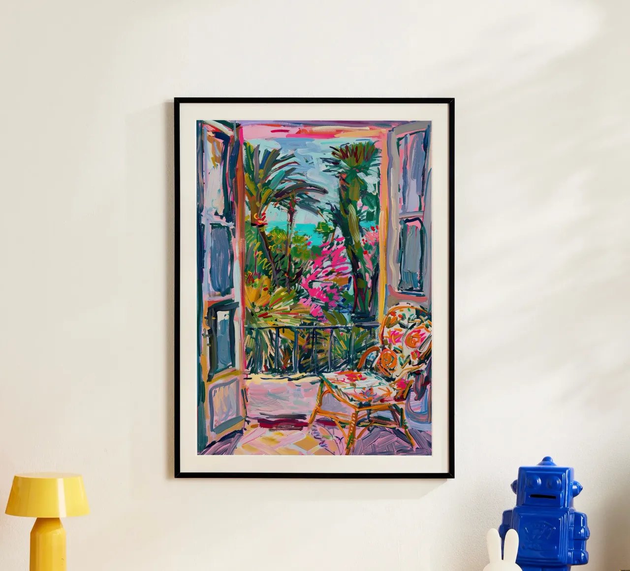 Matisse inspiriert Open Window Hahnemühle von Nikis Art Studio