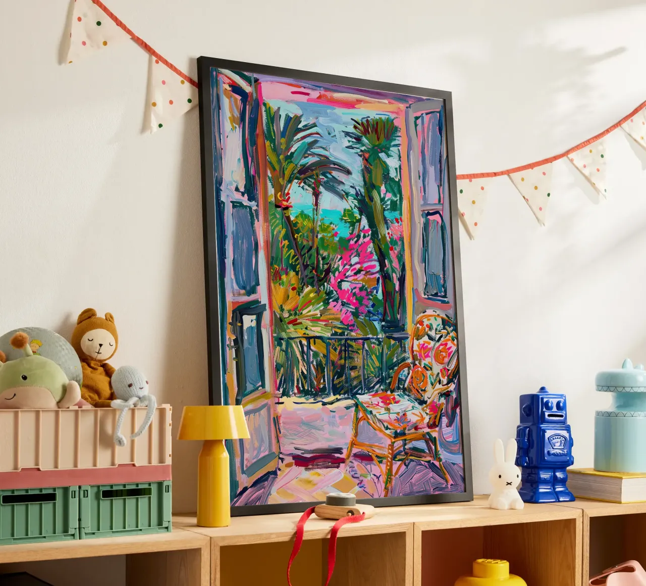 Matisse inspiriert Open Window Hahnemühle von Nikis Art Studio