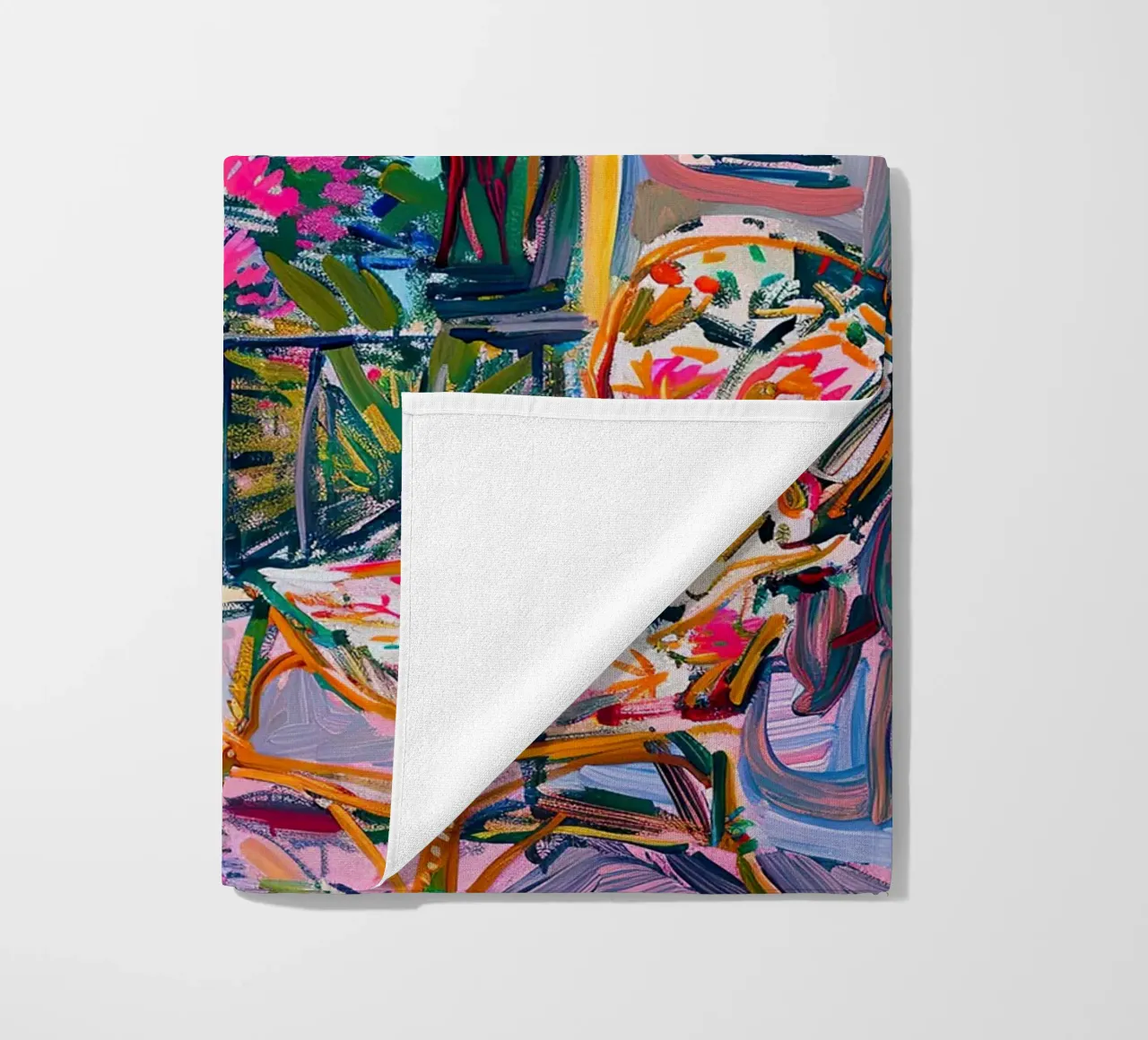 Matisse inspiriert Open Window Strandtuch von Nikis Art Studio