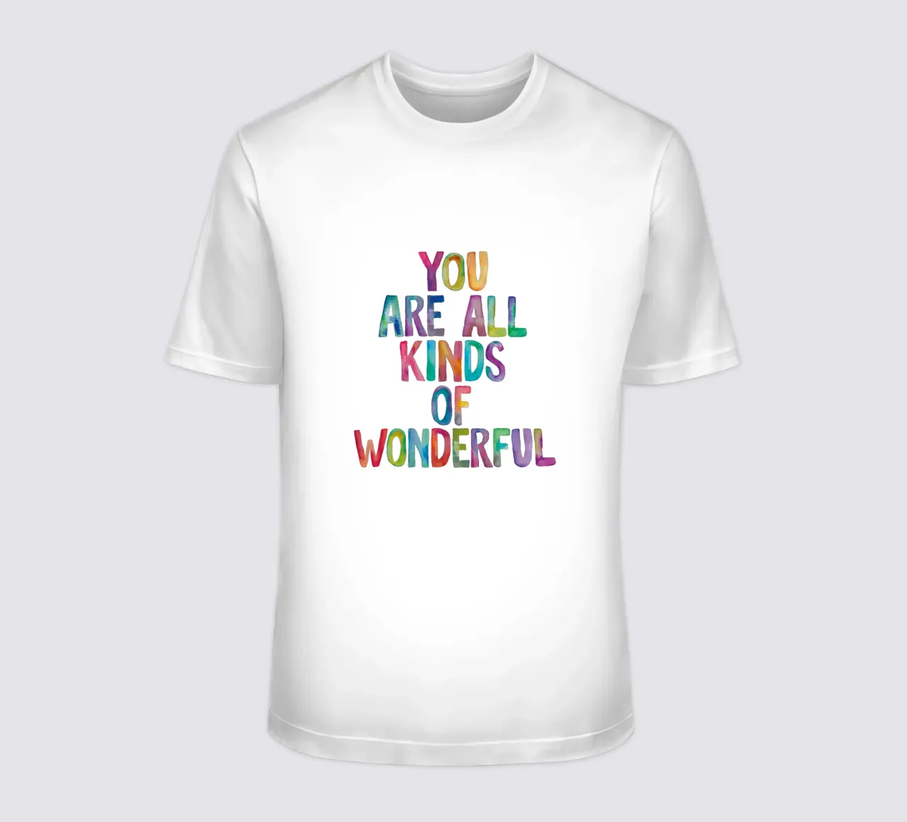Sei tutti i tipi di meravigliosa citazione tipografica per i bambini t-shirt da THE MOTIVATED TYPE
