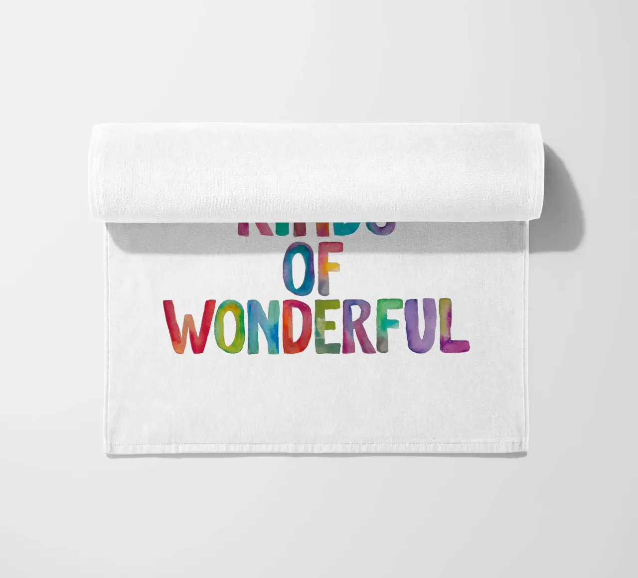 Sei tutti i tipi di meravigliosa citazione tipografica per i bambini telo mare da THE MOTIVATED TYPE
