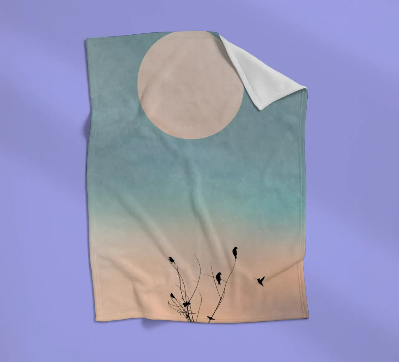 Waking Up Warm fleece blanket by Kubistika