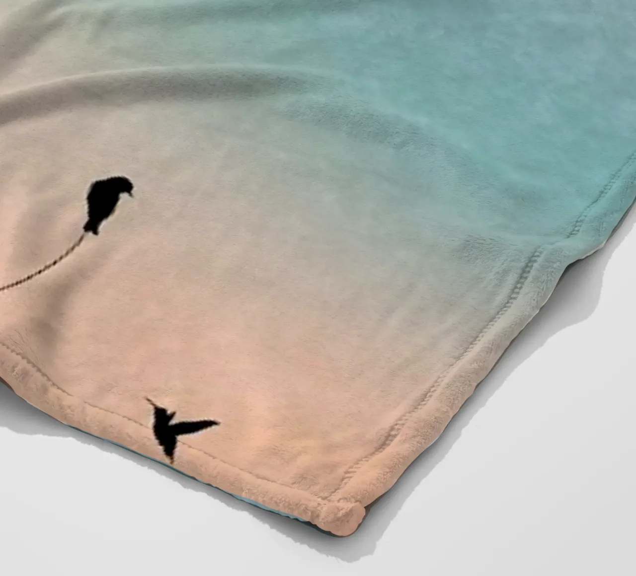 Waking Up Warm fleece blanket by Kubistika