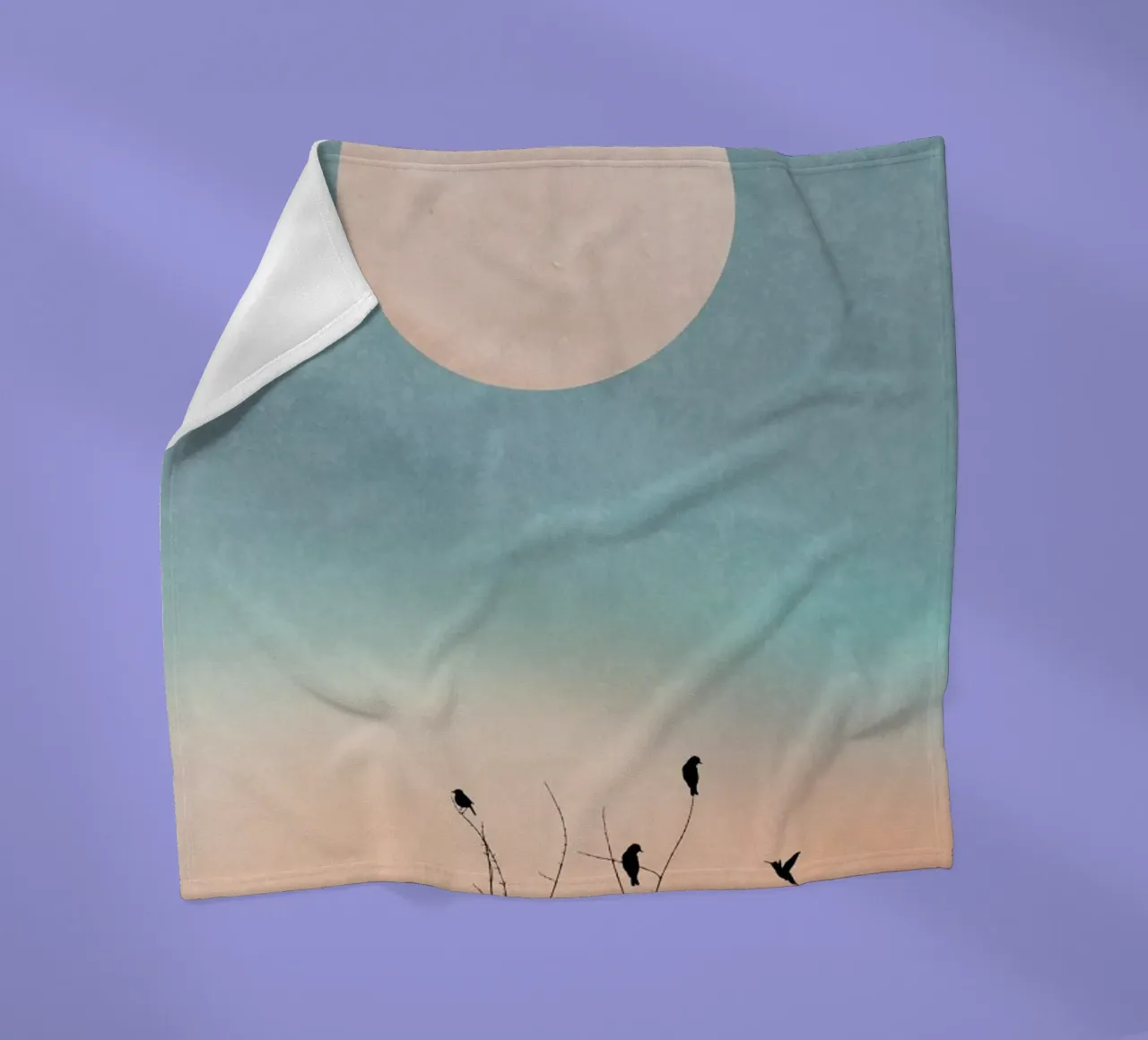 Waking Up Warm fleece blanket by Kubistika