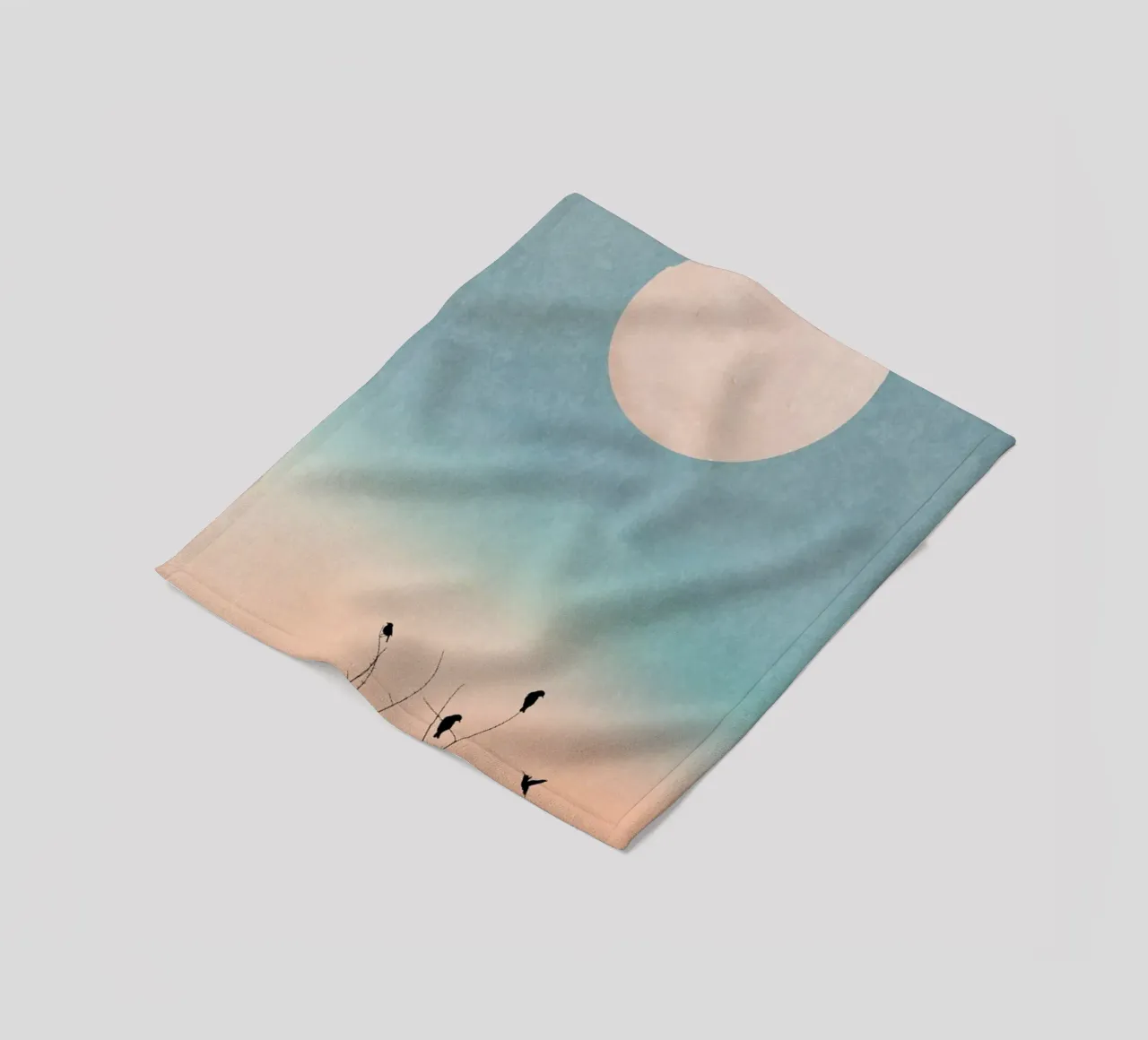 Waking Up Warm fleece blanket by Kubistika