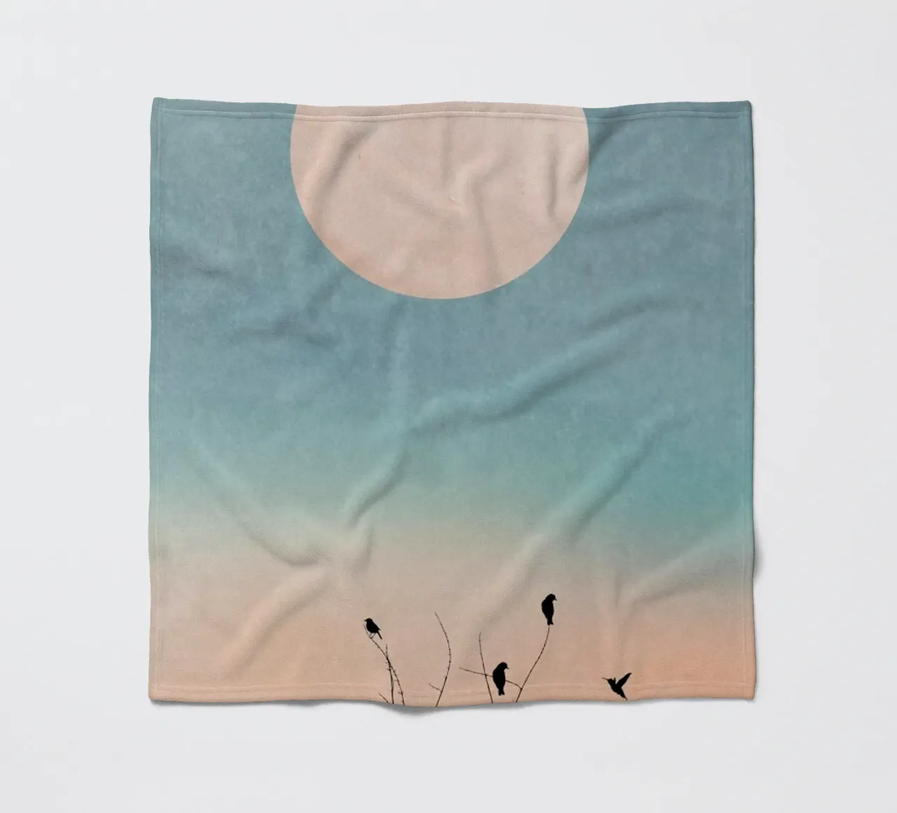 Waking Up Warm fleece blanket by Kubistika