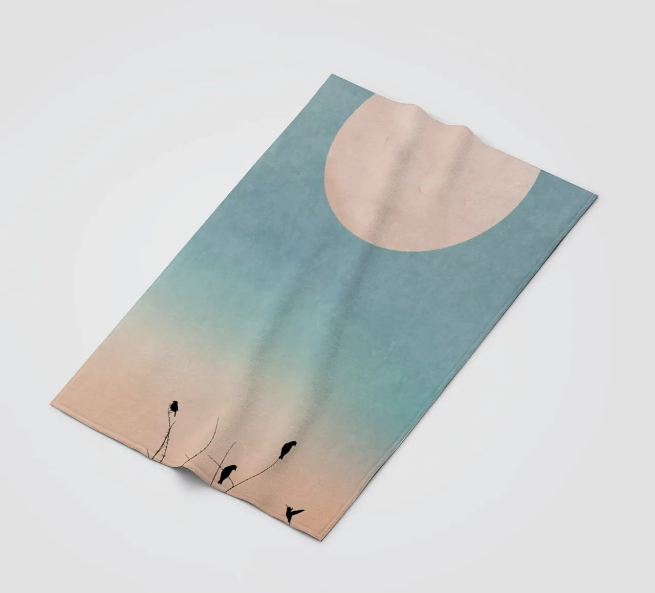 Waking Up Warm fleece blanket by Kubistika