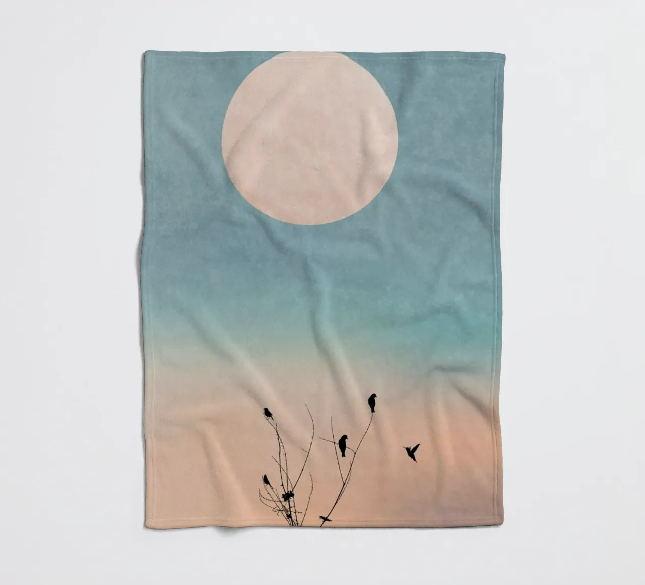 Waking Up Warm fleece blanket by Kubistika